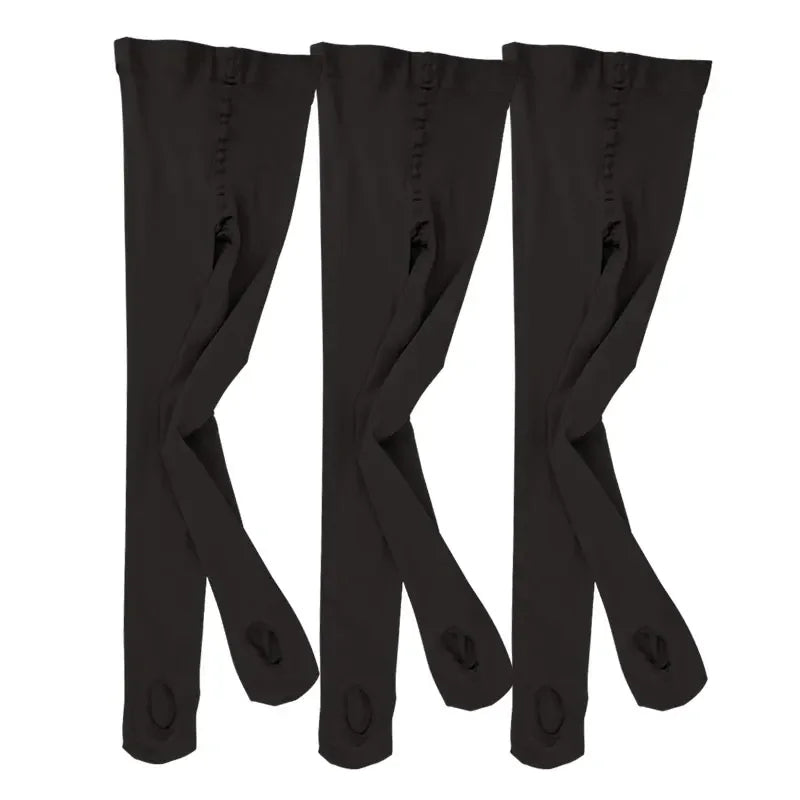 Ballet Tights With Hole Wholesale Tights For Girls Seamless Ballet Stockings Dance Pantyhose 60D Convertible Ballet Leggings