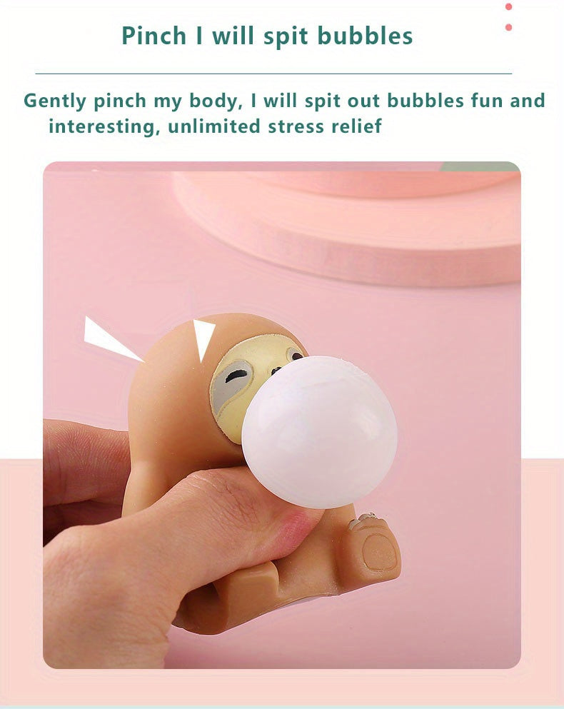 1PC Squeeze Toy Cute Bubble Squishy Toys Stress Relief Fidget Toy Squishy Balls Mermaid Unicorn Sloth Animals for Kids Adults