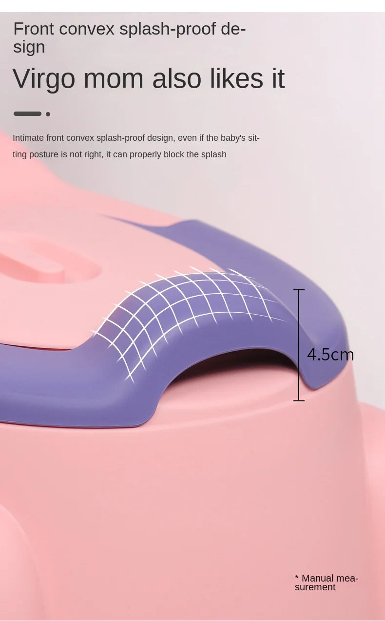 Kids Portable Potty Training Toilet, Cartoon Potty Training Seat, Toddler Potty Chair for Baby Boys and Girls, Non-Slip, PP