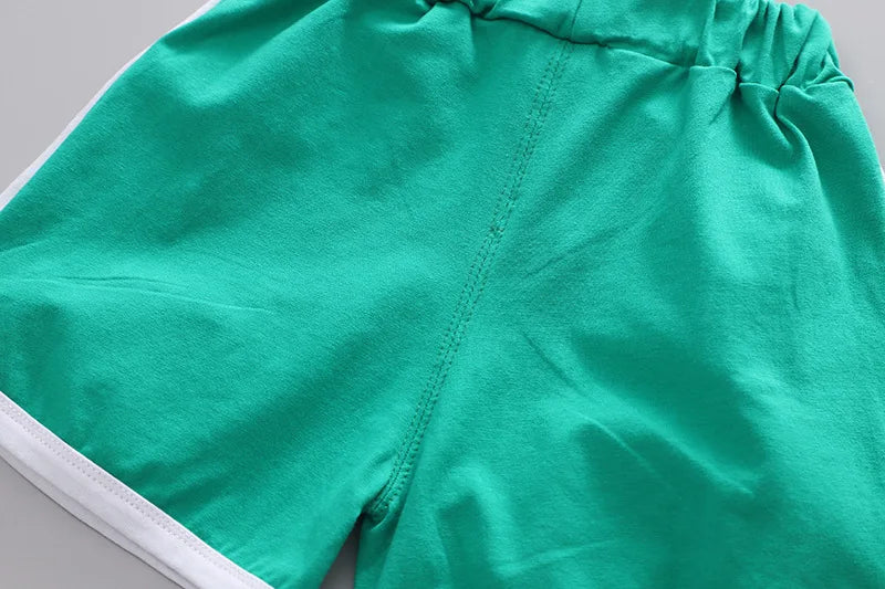 New Summer Baby Girls Clothes Suit Children Boys Fashion T-Shirt Shorts 2Pcs/Sets Toddler Costume Kids Outfits Infant Tracksuits