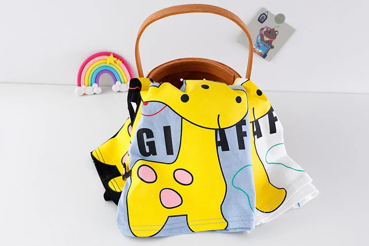 New Summer Baby Girls Clothes Suit Children Boys Fashion Cartoon T-Shirt Shorts 2Pcs/Sets Toddler Casual Costume Kids Tracksuits