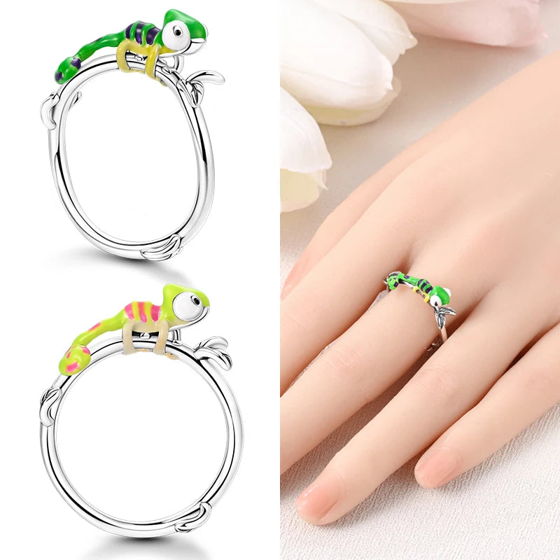 New Rings For Women 100% 925 Sterling Silver Star Moon Colorful Zircon Rings Fine Wedding Engagement Birthday Jewelry Gifts