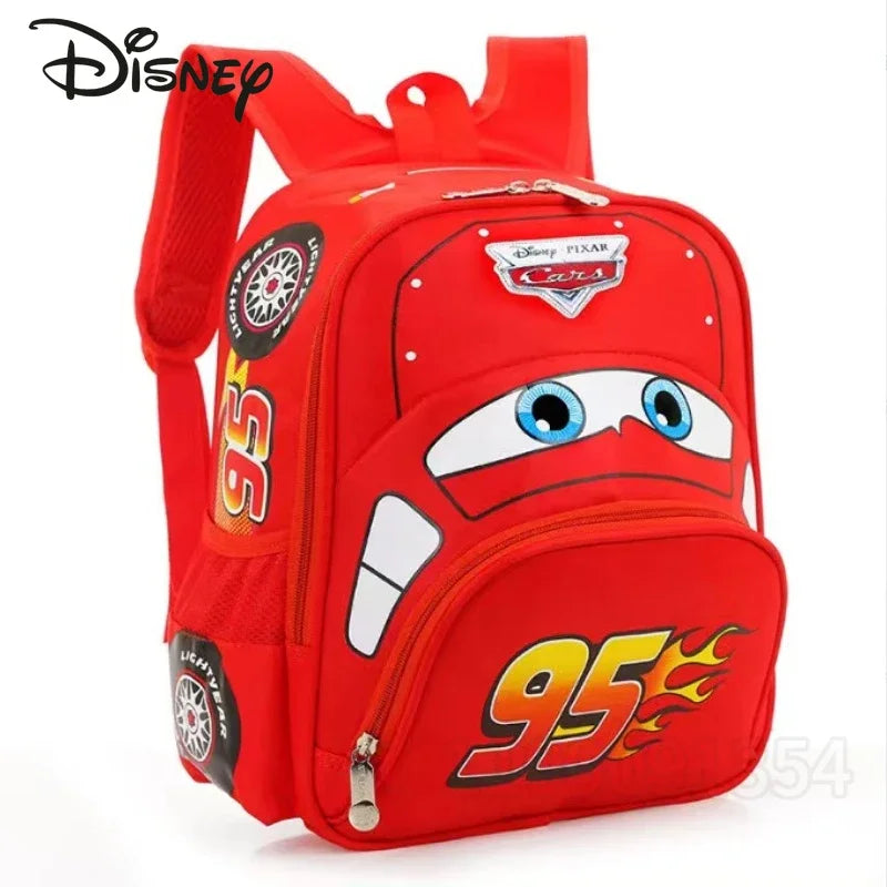 Disney McQueen New Children's School Bag Cartoon Children's Backpack Fashion Children's Backpack Large Capacity High Quality
