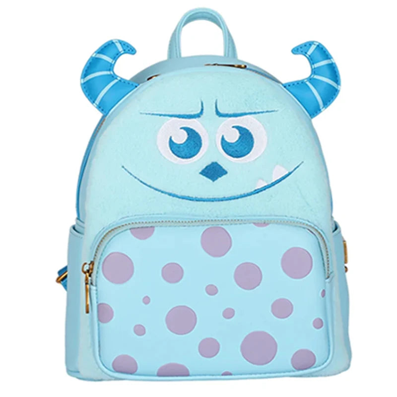 Minnie Sequin Girls Pu Leather Backpack Loungefly Co-branded Kawaii Melody Cartoon Mini Backpack Women's Backpack Children's
