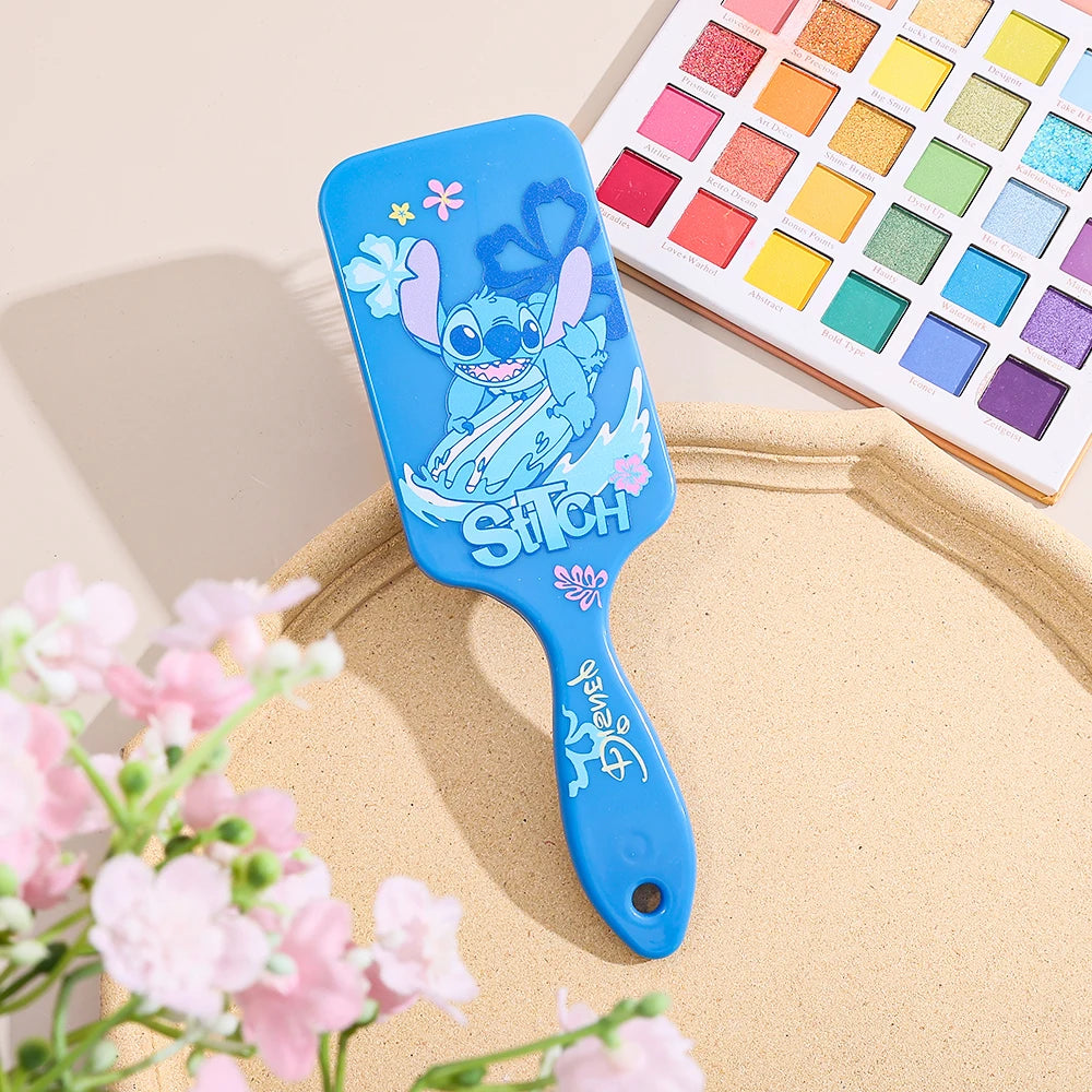 Cartoon cute Stitch makeup brush set, creative makeup tools, suitable for girls' birthday parties, holiday gifts