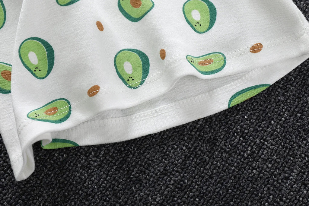 Cartoon Pajamas Suits Children's Baby Boys Girls Spring Autumn Sleepwear Home Clothes Cotton Autumn Long Trousers Kids Pijamas