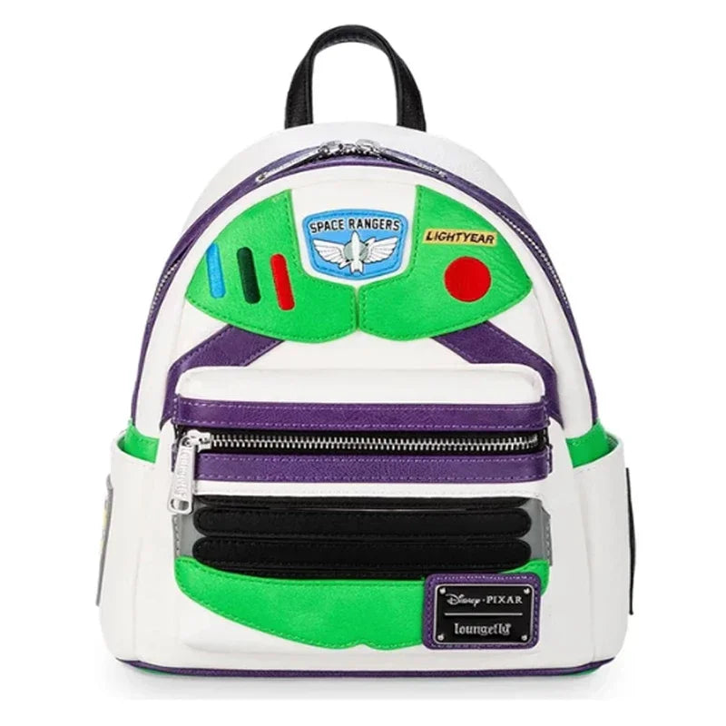 Loungefly Pixar Toy Story Movie Collab Triple Pocket Mini Backpack ﻿wallet