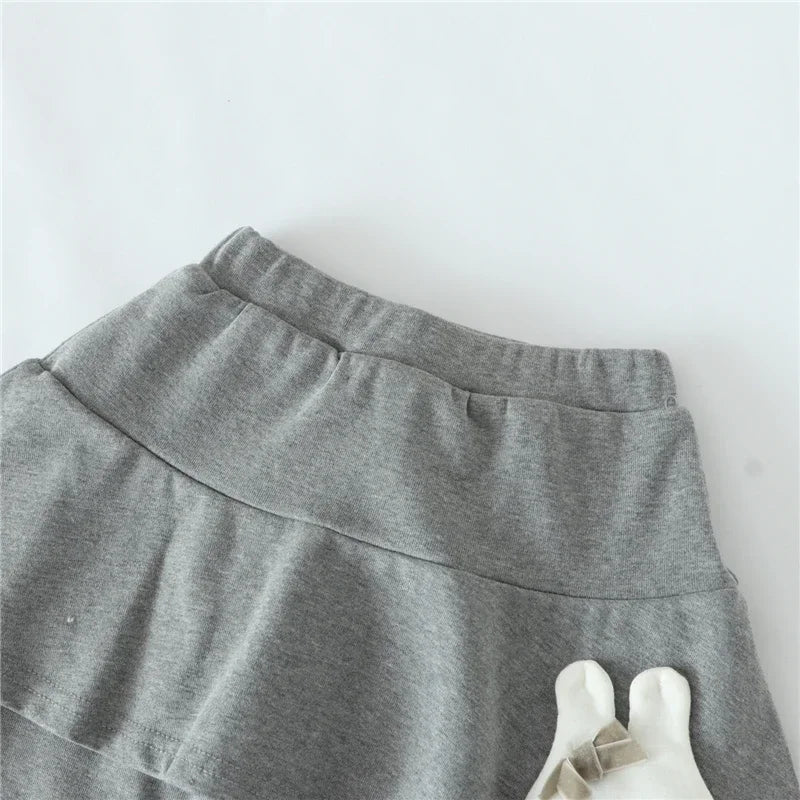 New Baby Girls Leggings Lace Princess Skirt-pants Spring Autumn Children Slim Skirt Trousers for 2-7 Years Kids Clothes