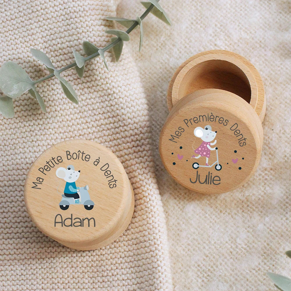 Personalised First Tooth Box Baby’s First Gift New Baby Christening Gifts Baby Shower Wooden Engraved Trinket Boxes