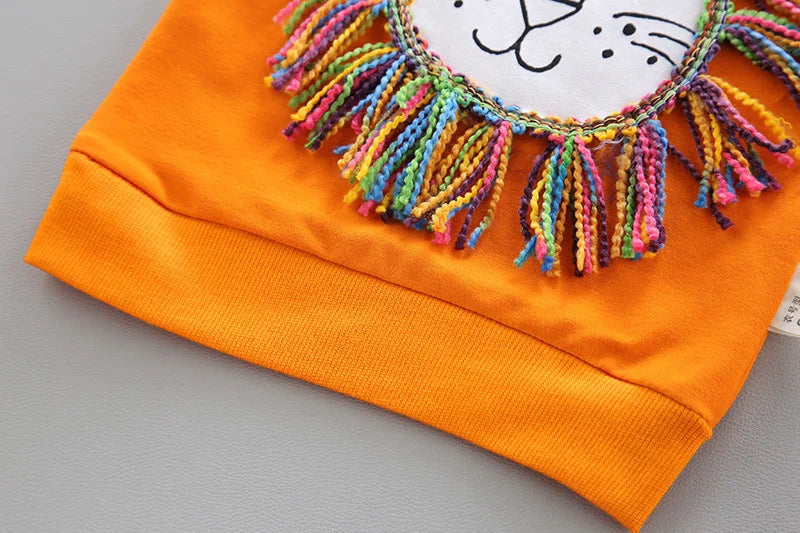 New Spring Autumn Baby Girl Clothes Boys Clothing Children T-Shirt Pants 2Pcs/Sets Toddler Casual Sports Costume Kids Tracksuits