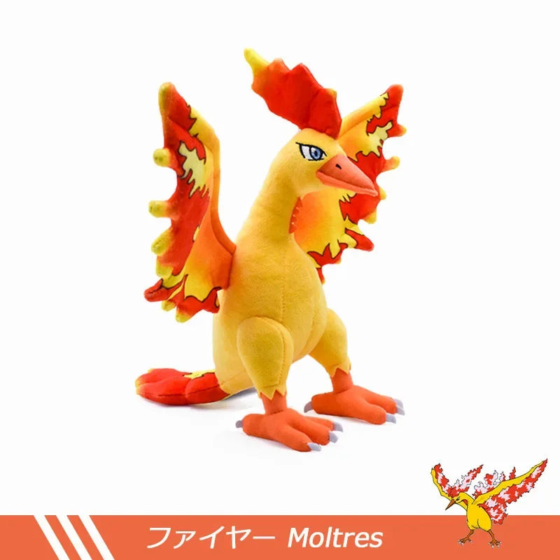 Anime Pokemon Galarian Zapdos Moltres Articuno Ho-Oh Plush Stuffed Doll Plush Toys Children Soft Pp Coton Kids Birhday Christmas