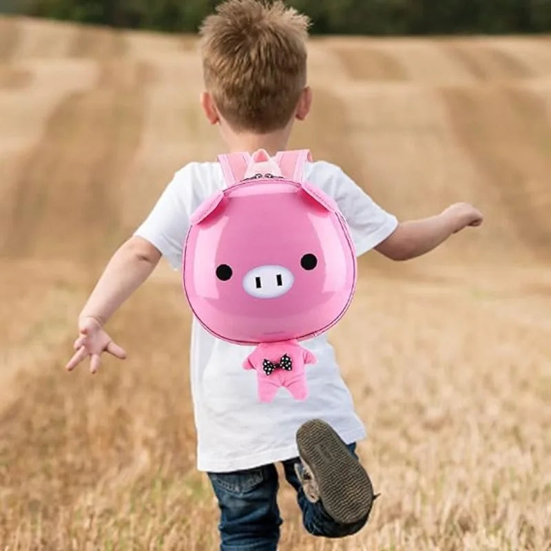 Cartoon Schoolbag for Boys & Girls Kindergarten Kids Baby Backpack Waterproof Lightweight Animals Toddler Backpack Hard & Plush