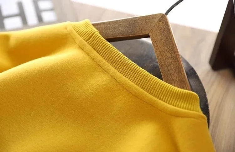 Boys' Middle/Big Kids 2025 New Spring/Autumn Crewneck Long Sleeve Stylish Sweatshirt Tops