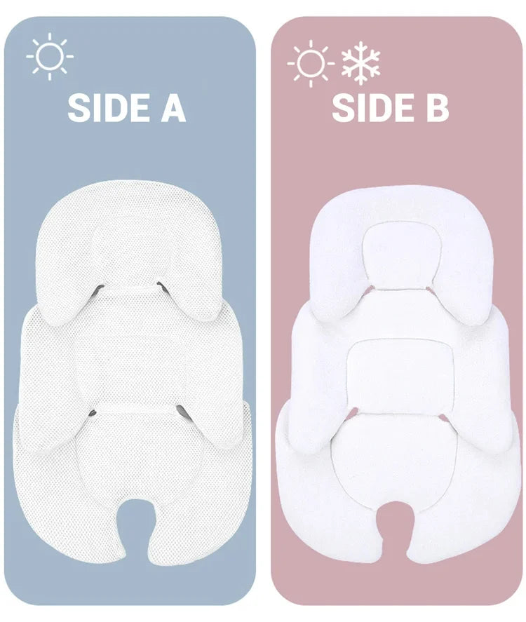 PANGDUBE Universal Stroller Seat Cushion Double Sided Baby Car Seat Pad High Chair Mat Waterproof Soft Stroller Accessories