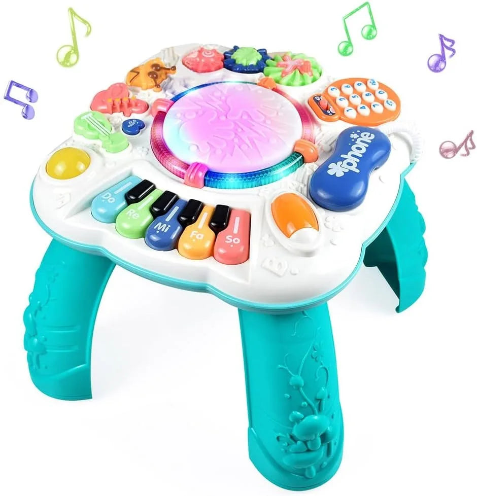 Baby & Toddler Toys - Baby Activity Learning Musical Table Toys for 6 Months- 3 Year Old - Safe,Sturdy and Fun,Boys Girls Gifts