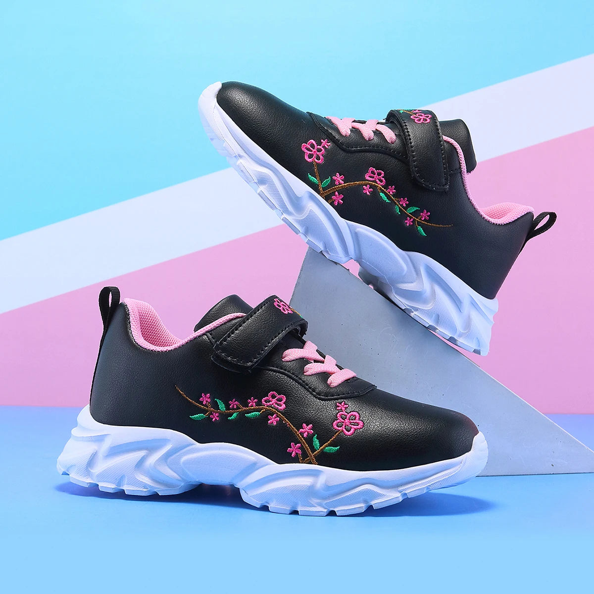 Girls Fashion Casual Sports Shoes Children's Lightweight Comfortable Running Shoes