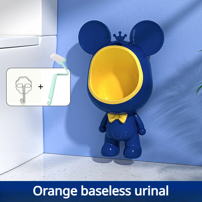 Potty Training Urinal for Toddler Pee Standing Urinals for Boys Funny Animal Wall-Mounted Toddler Toilet Removable easy to Clean