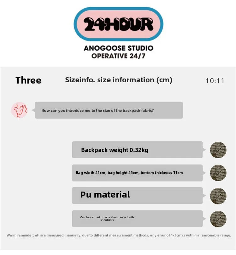 Disney Stitch New Mini Children's Backpack Cartoon Cute Children's Schoolbag Fashionable Casual Children's Backpack High Quality