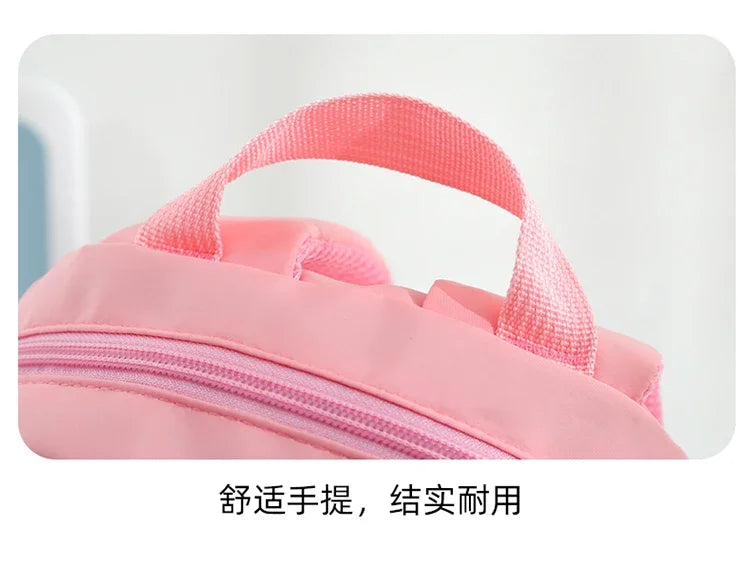 Cartoon Kindergarten Backpack New Children's School Bag Cute Plush Rabbit Doll Backpack