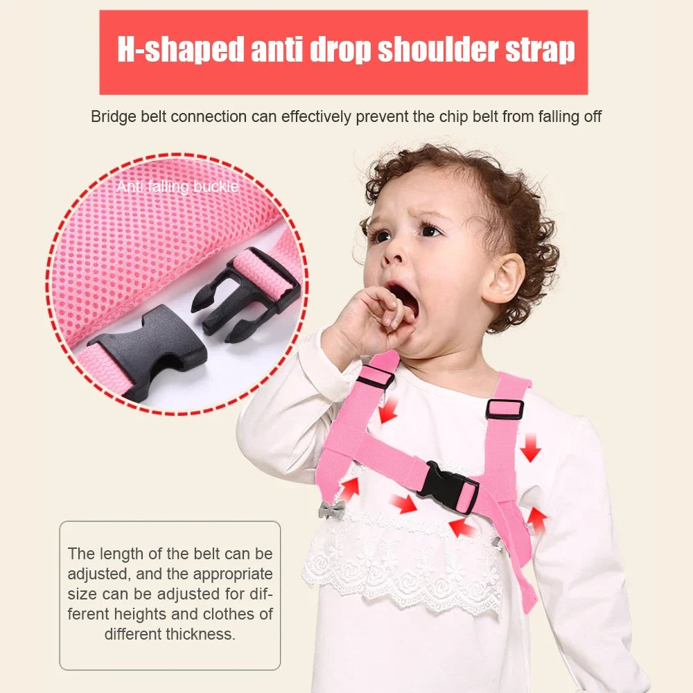 Toddlers Leash Anti Lost Wrist Link Child Kids Safety Harness Kids Walking Wristband Assistant Strap Belt for Girl Pink Gift
