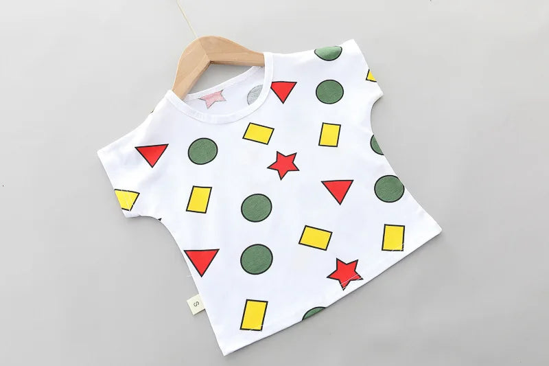 New Summer Baby Girls Clothes Suit Children Boys Casual T-Shirt Shorts 2Pcs/Sets Infant Outfits Toddler Costume Kids Tracksuits