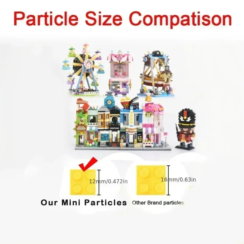 1024PCS Nian Beast Mini Building Blocks Creative Chinese Tradition Culture/Spring Festival/New Year's Toys/Year Monster