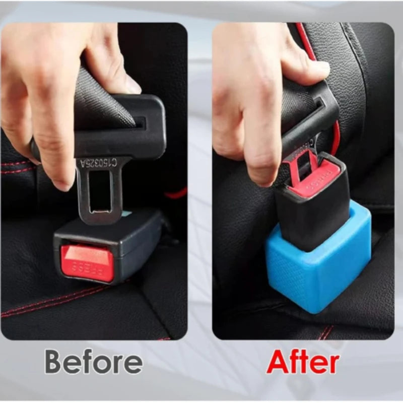 Buckle Up Car Seat Belt Guard Pink Seat Belt Holder Durable Silicone Material Car Accessories Suitable for Kids Toddler Boy Girl