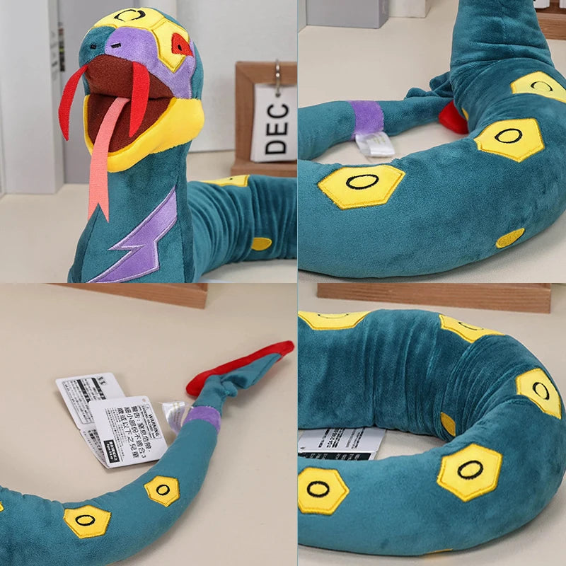 Pokemon Kawaii Seviper Stuffed Toys Cartoon&Cute Plush Dolls Throw Pillow Birthday Gift for Kids Friends Boys Home Decoration