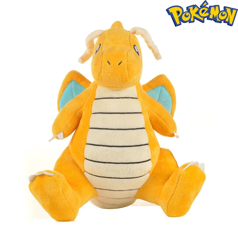 20-68cm Kawaii Pokemon Original Flash Dragonite Mini Dragon Dragonair Cartoon Soft Plush Doll Throw Pillow Child Birthday Gift