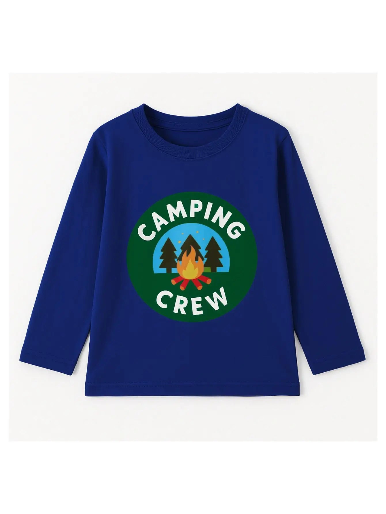 3-piece set of boys' long sleeved T-shirt with pure cotton round neck cartoon pattern for outdoor leisure autumn and winter