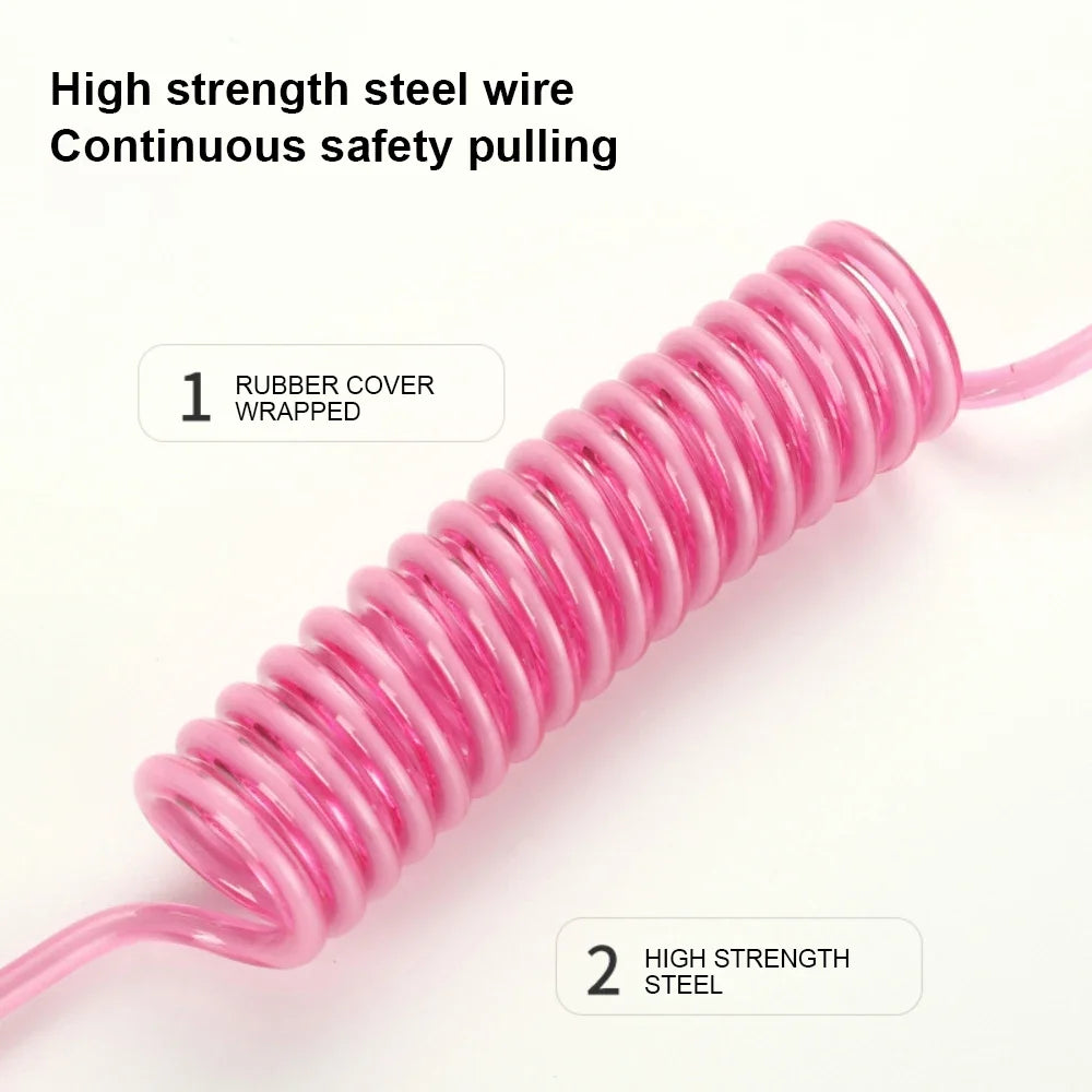 Toddlers Leash Anti Lost Wrist Link Child Kids Safety Harness Kids Walking Wristband Assistant Strap Belt for Girl Pink Gift