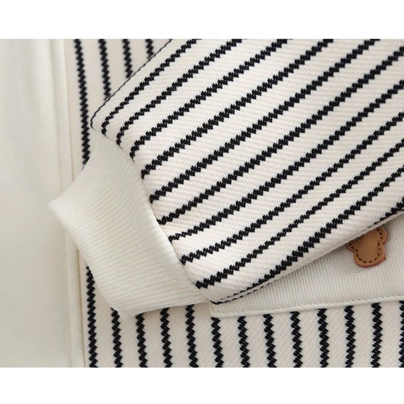 New Autumn Baby Boys Clothes Children Girls Fashion Striped T-Shirt Toddler Casual Costume Kids Outfits Infant Sportswear