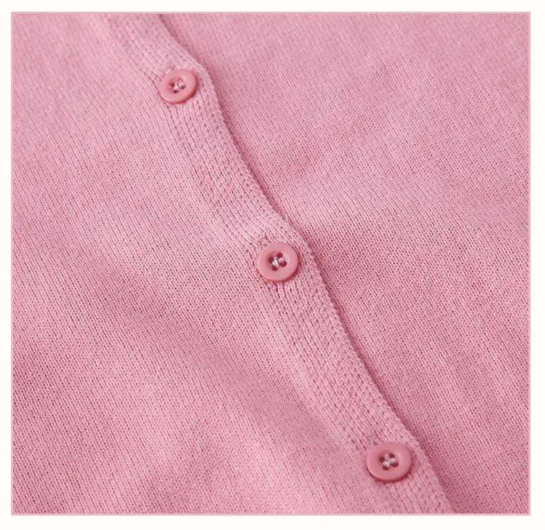 70-150cm Kids Knit Jacket for Girls Cardigan Sweater Blue Brown Toddler Baby Boy Knitwear Spring Autumn Cotton Children Clothing