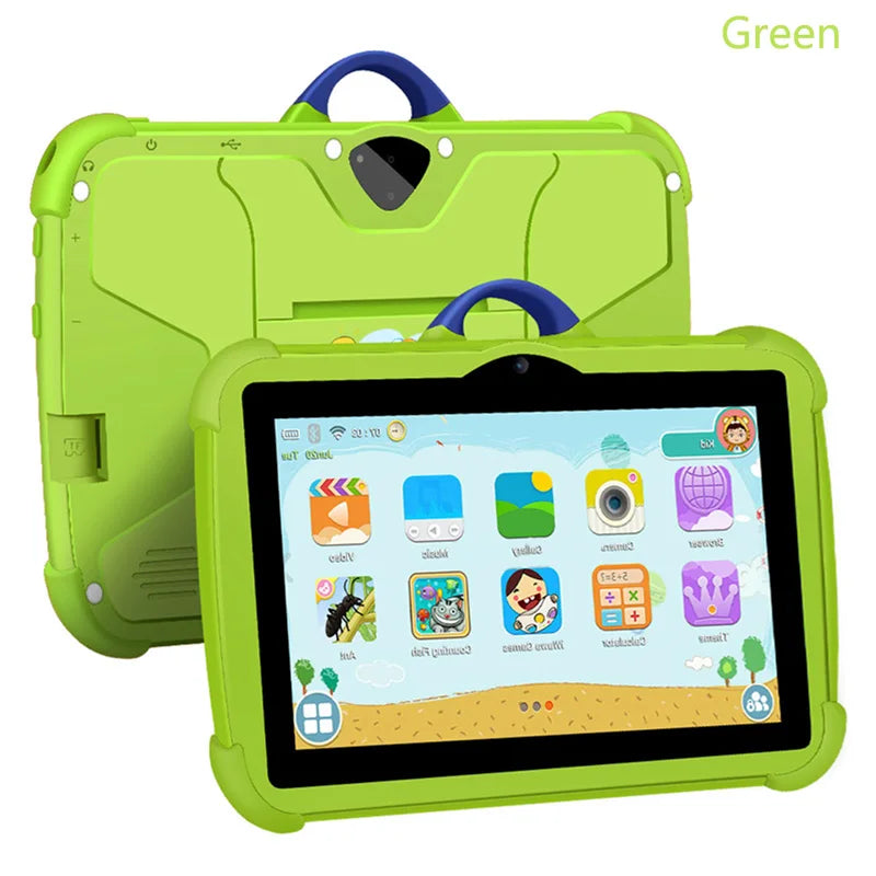 New 7 Inch Android 13 Learning Education Kids Tablets Quad Core 4GB RAM 64GB ROM Cheap Simple Children's favorite Tablet Pc