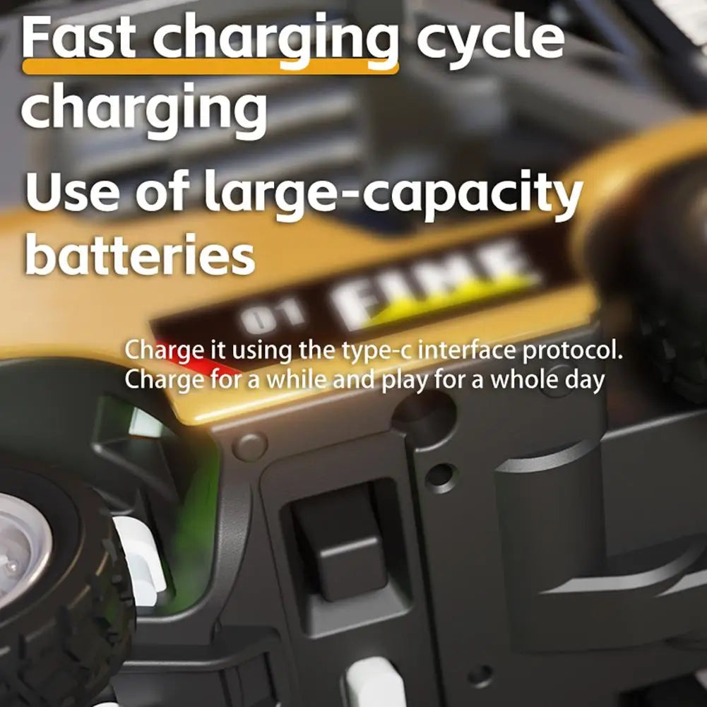 APP Controlled RC Forklift Truck 1:64 Alloy Simulation Engineering Vehicle, Bluetooth Mini Remote Control Car for Kids Adults