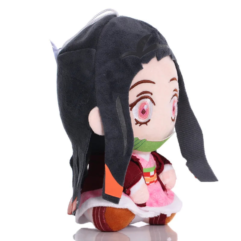 20-25cm Demon Slayer Plush Stuffed Tsugikuni Yoriichi Kokushibou Akaza Kamado Tanjirou Anime Figure Plush Toy Doll Birthday Gift