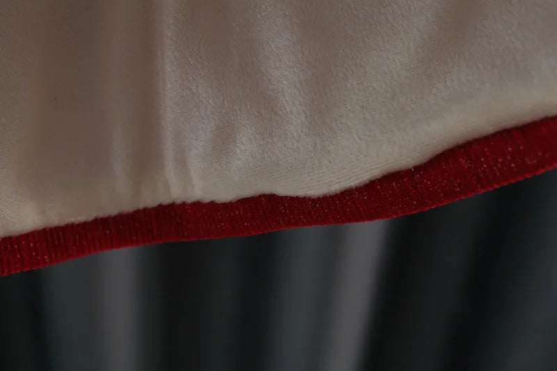 Autumn And Winter New Thickened And Warm Baby Girl Dress, Sweet Red Children'S Clothing For Christmas Parties (9 Month-3 Years)