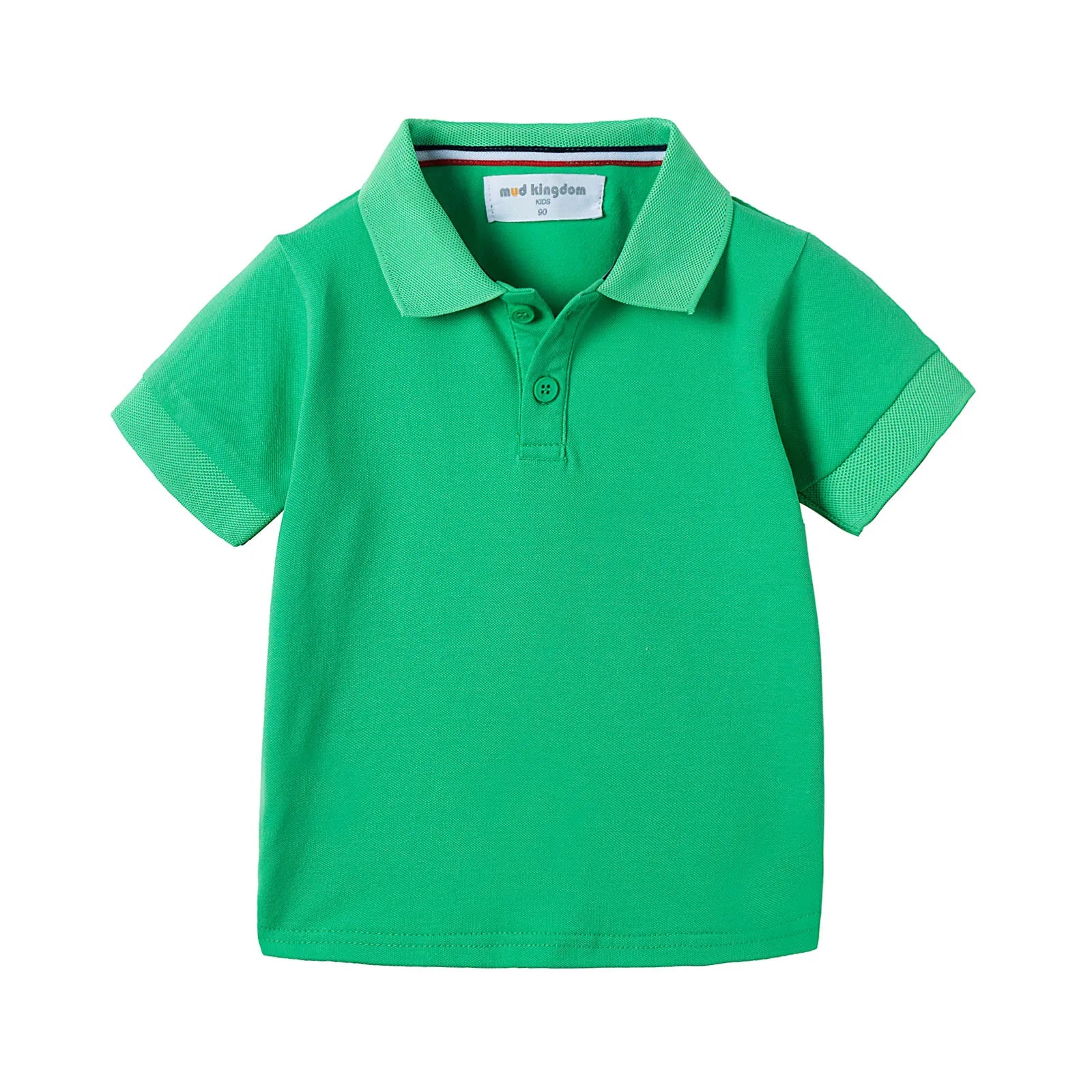 Mudkingdom Boys Pique Polo Shirts Plain Solid Short Sleeve Uniform T-shirts  Collared Cotton Tops for Children School Clothes