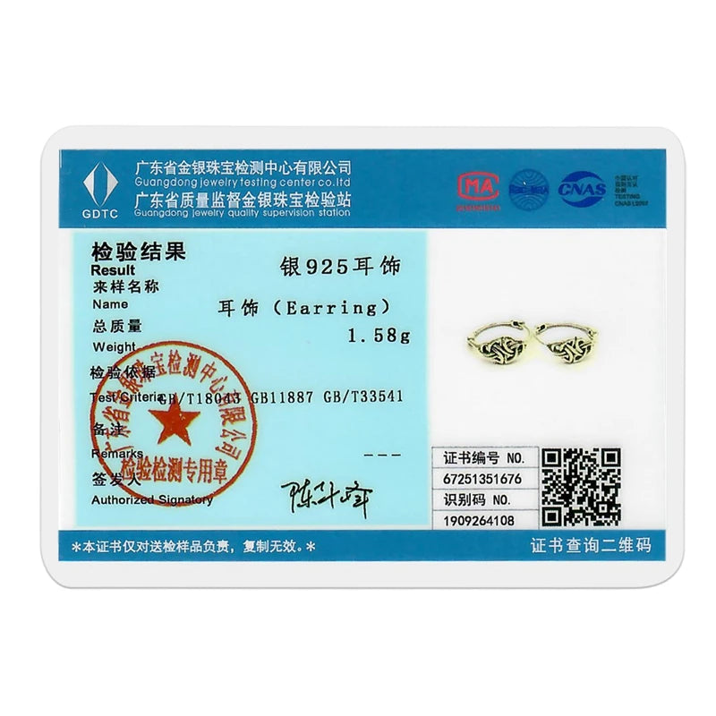 925 Sterling Silver Original Celtic Knots Charms Bead Earrings Ring Bracelet Necklace Series Jewelry Set For Women Men DIY Gift