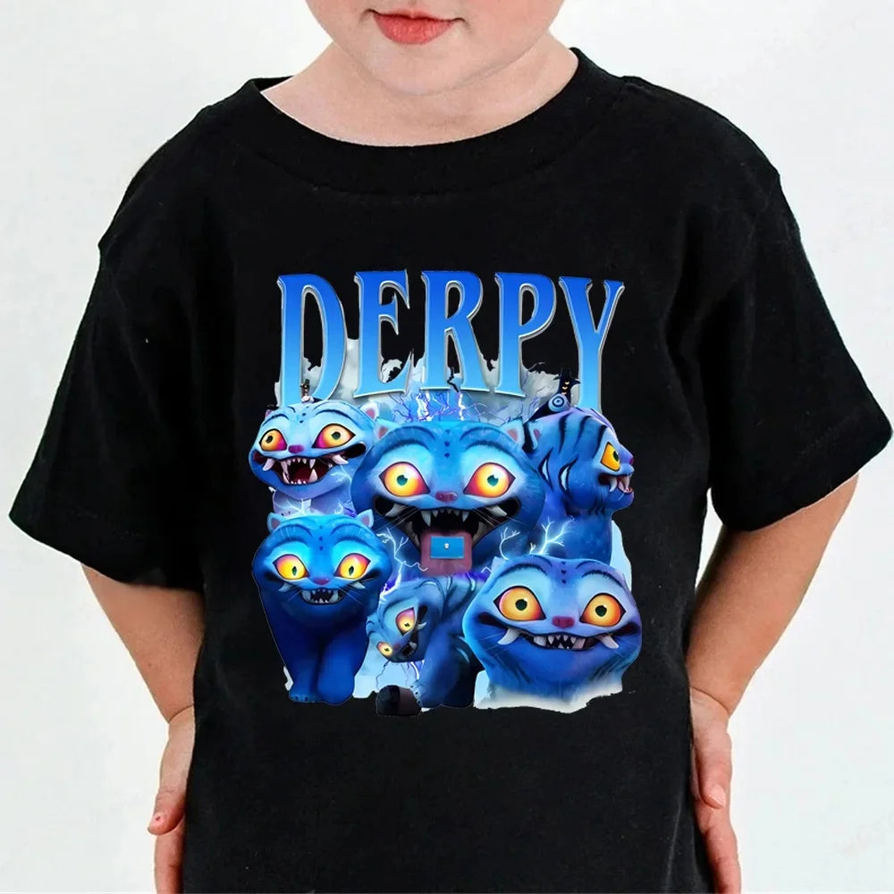 2025 New Hot Kids T-shirt K-Pop Demon Hunters T-Shirt Fans Gift Toddler Girl Boy KPop Demon Hunters Short Sleeve T-shirt