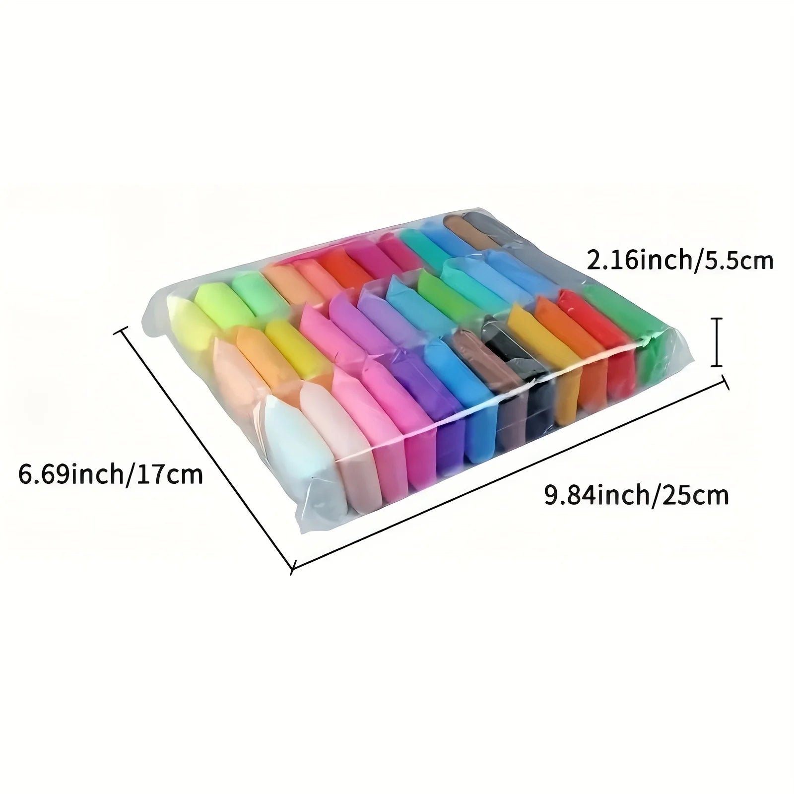 12/24/36pcs Magic Air Dry Clay Set - Non-Toxic Modeling Fun for Kids & Gifts -includes Vibrant Colors and Deluxe Tool Kit