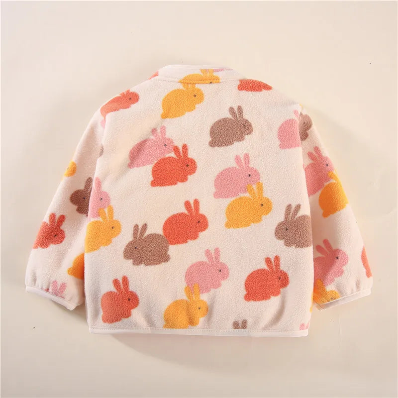 Autumn Winter Baby Clothes Children Boys Thick Long Sleeved Jacket Kids Girls Clothing Infant Cartoon Costume Toddler Sportswear