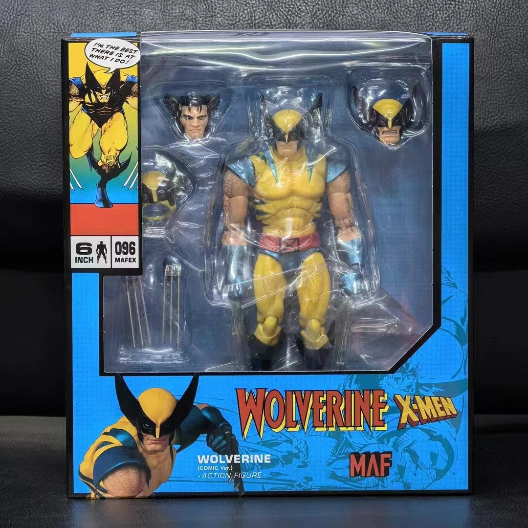 Ct Mafex 096 Wolverine Action Figures Toys Set High Quality Movable Statue Model Doll Collectible Ornaments Halloween Xmas Gifts