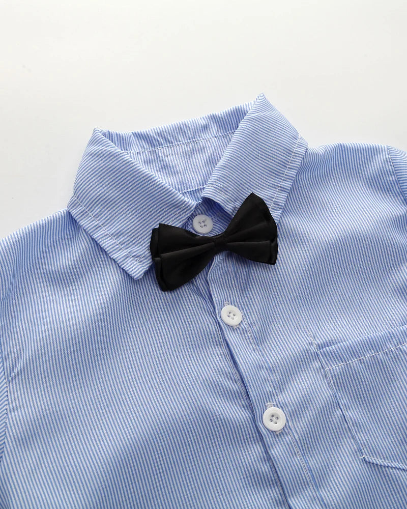 New Spring Autumn Baby Boys Clothes Children Casual Coat Shirt Pants 3Pcs/Set Kids Gentleman Suit Infant Outfits Toddler Costume