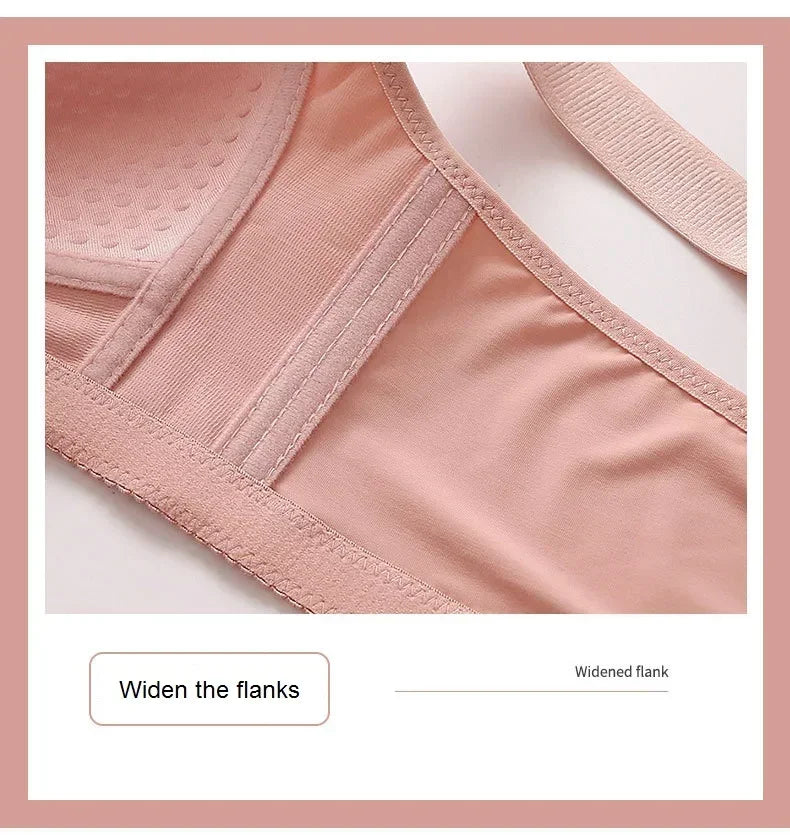 High-grade Women Bra Mom Brassiere Sexy Push Up Brassiere Large Size Thin Cup Without Steel Ring Female Bra Women Underwear