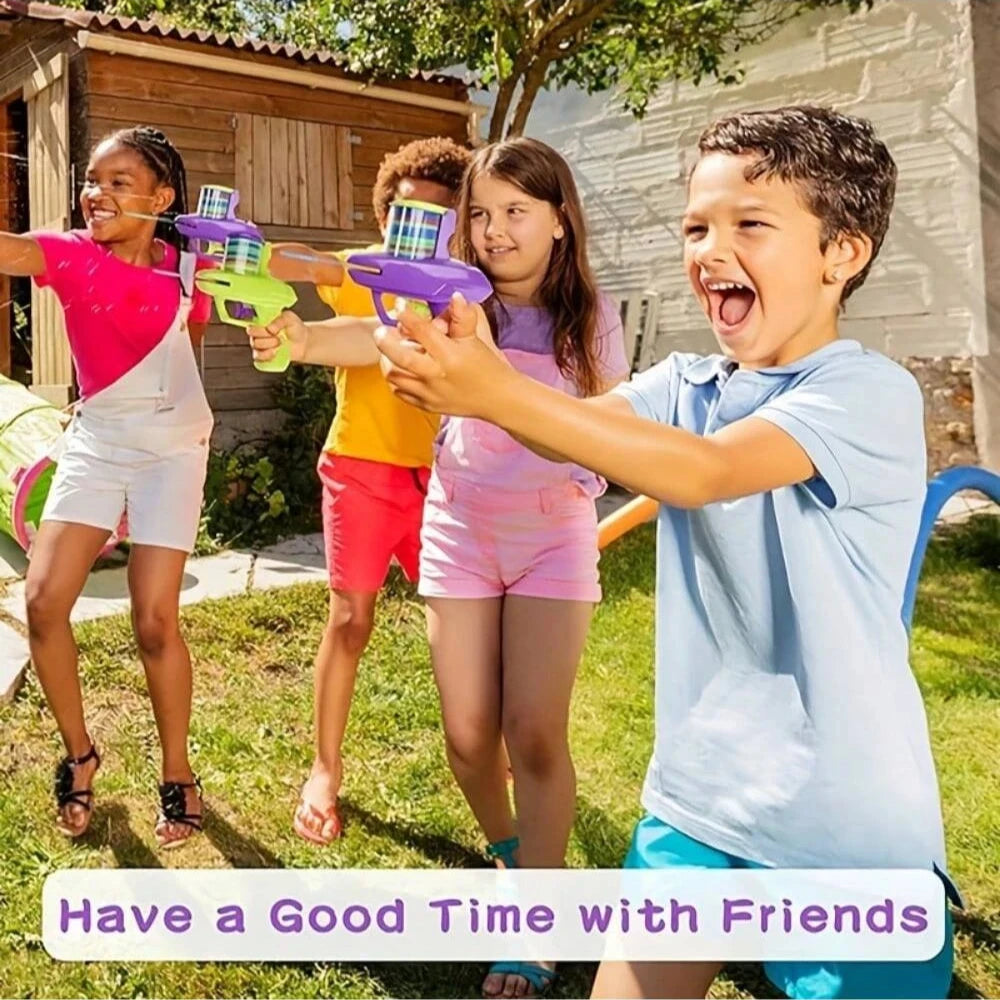 1PC Kids Outdoor Disc Gun Toy Flying Frisbee Shooting Launcher Interactive Parent-Child Game for Boys Perfect Birthday Gift