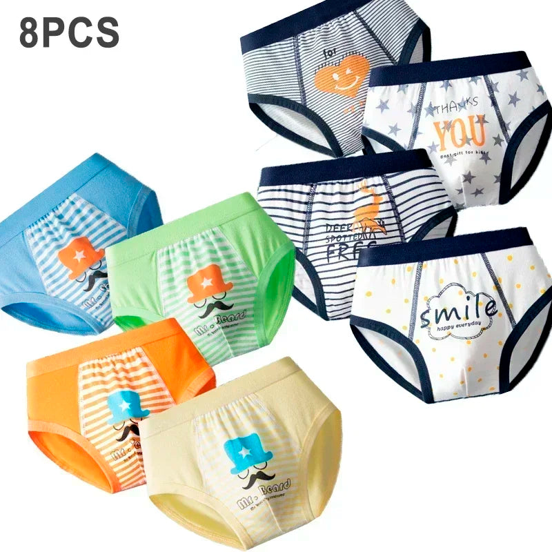 Multipack Cotton Boy Briefs Panties Excavator Pattern Kids Underpants Breathable Cartoon Design Child Hot Shorts Boys Underwear