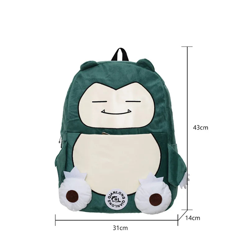 MINISO Switch Pokémon Cappy Beast Plush Backpack Couple Bag Large Capacity Backpack Gift Storage Toys Anime Accessories