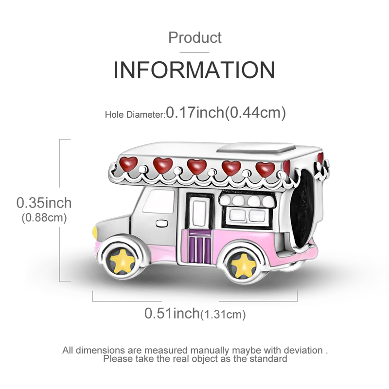 Pink Series Original 925 Sterling Silver Charm Bead Travel Airplane Pendant Fit Original Bracelet Necklace For Women DIY Gift