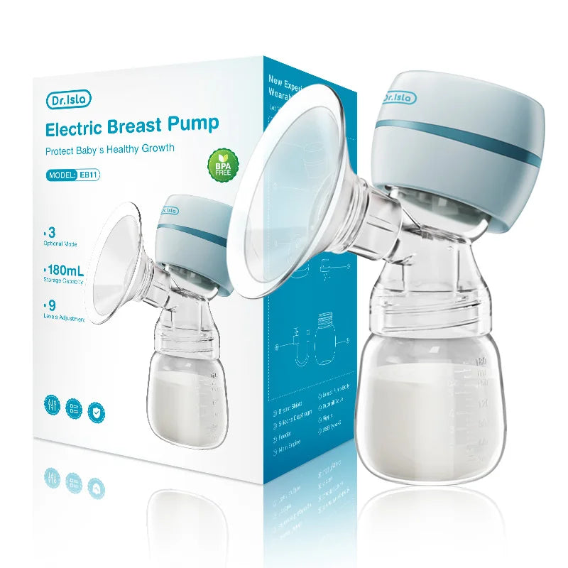 Electric Breast Pump Wearable Electric Breast Pump Milk Extractor Collector Portable Hands Free Silent Comfort Breast BPA-free